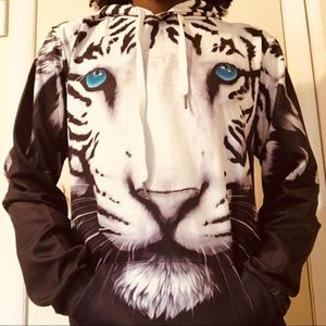White Tiger Hoodie (Unisex)